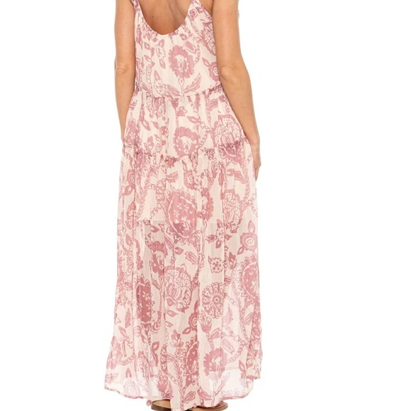 Free People Dresses & Skirts - FREE PEOPLE JULIANNA MAXI DRESS - NWT- XL - CREAM/PINK FLORAL